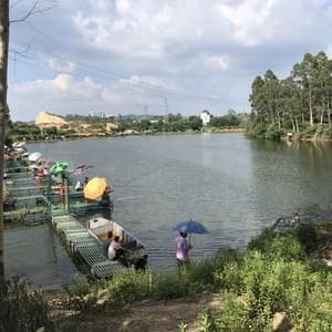 邬塘水库闲步道钓鱼场