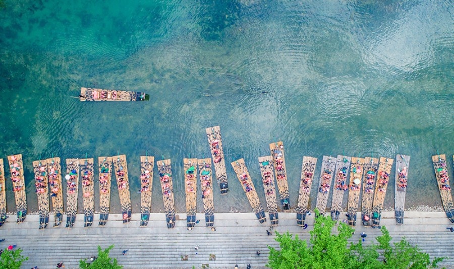 楠溪江竹筏漂流