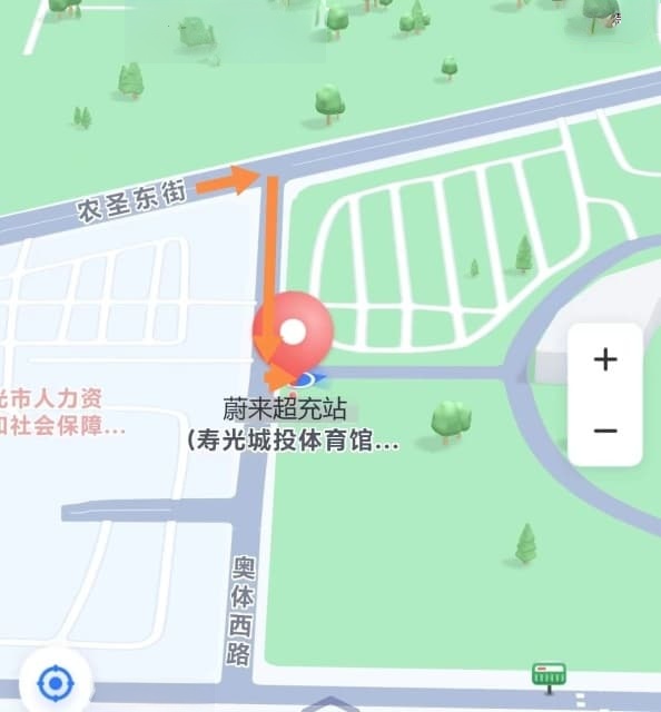 蔚来换电站(寿光城投体育馆站)
